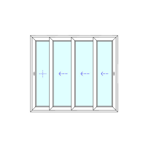 4 Panel Sliding Door (FSSS) - Fenestram Corp.